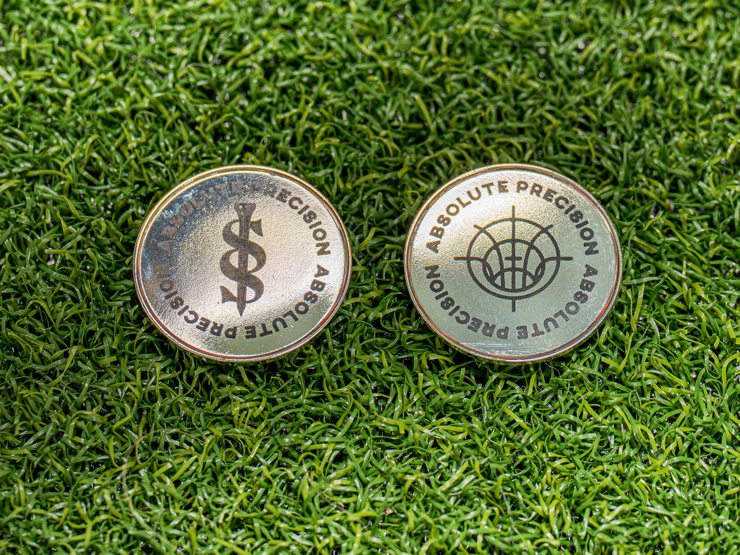 stylish golf marker, modern golf ball marker, gift for grad, dad and birthday