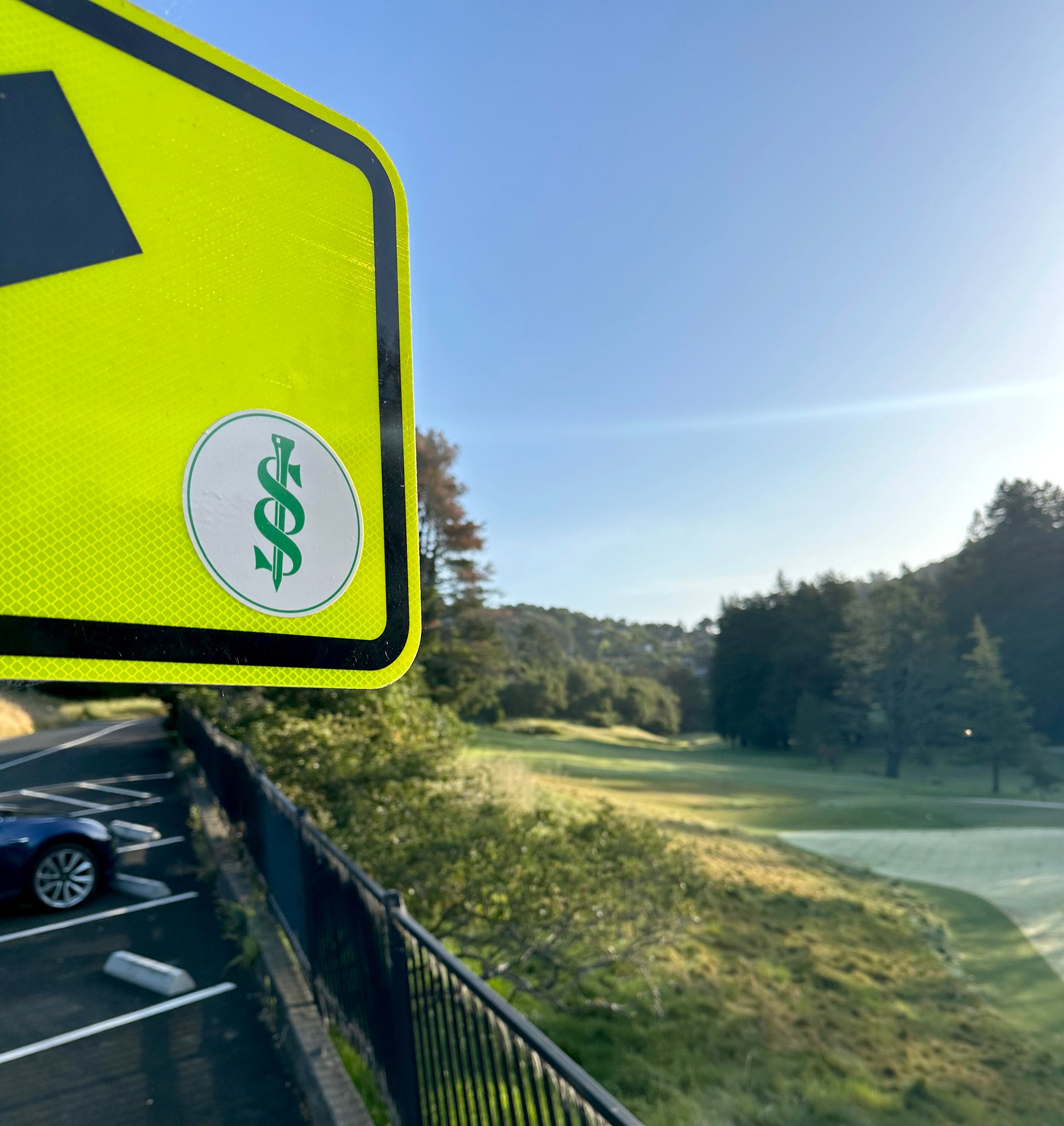 modern golf apparel sticker, golf gifts for young golfers