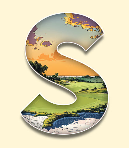"Sand Trap" Golf Art | Richmans Sport x Sand Trap Society