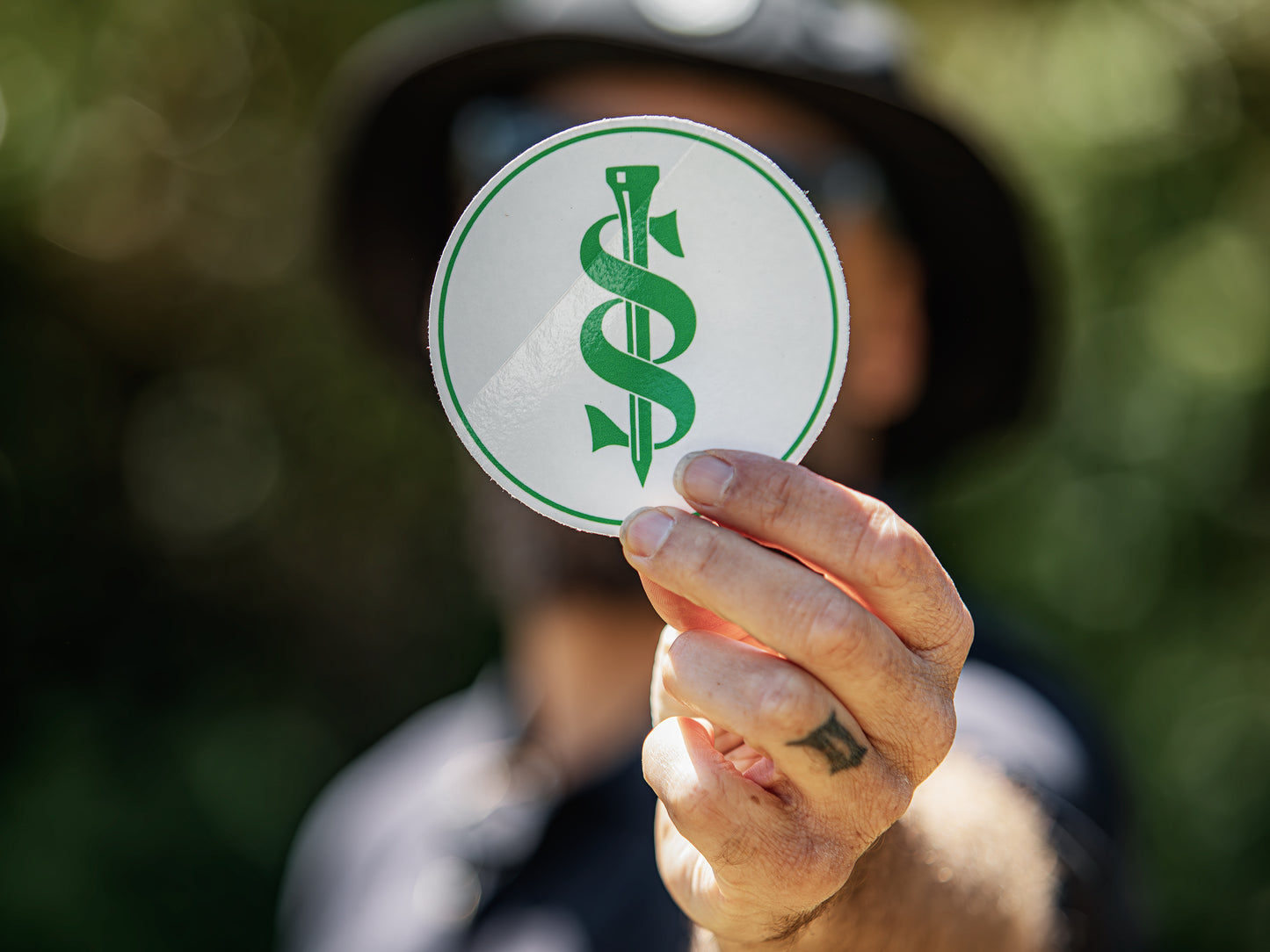 golf apparel and goods company sticker